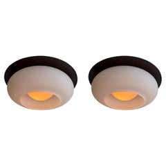 Stilnovo Flush Mount Ceiling Light, Italy circa 1960s