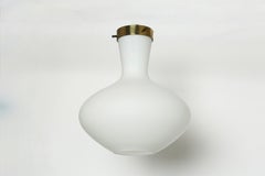 Stilnovo flush mount ceiling light, Italy circa 1960s