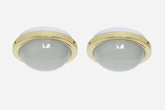 Sergio Mazza Flush Mount Light by Artemide, Italy, 1960s