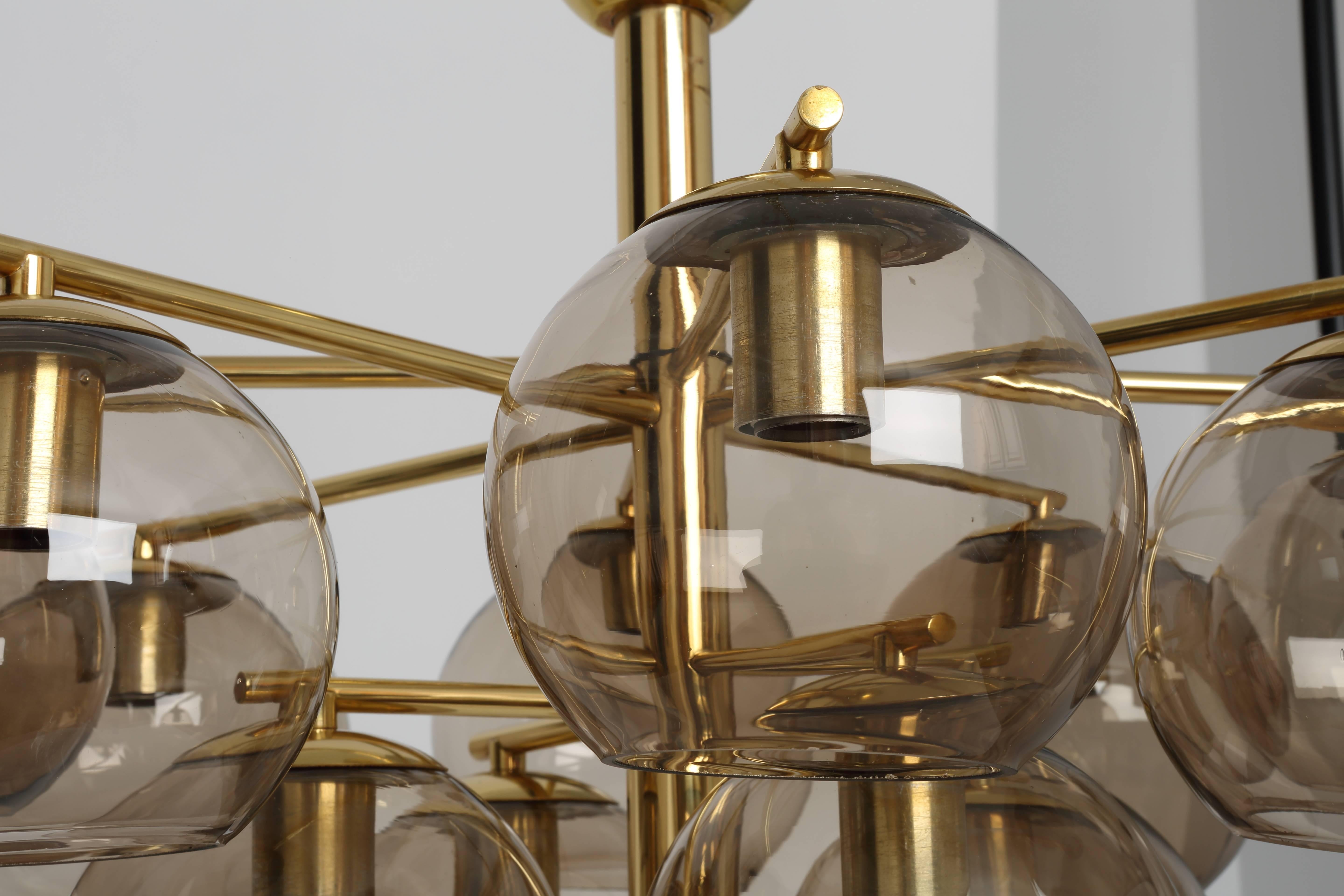 Mid-20th Century Hans-Agne Jakobsson Style Chandelier