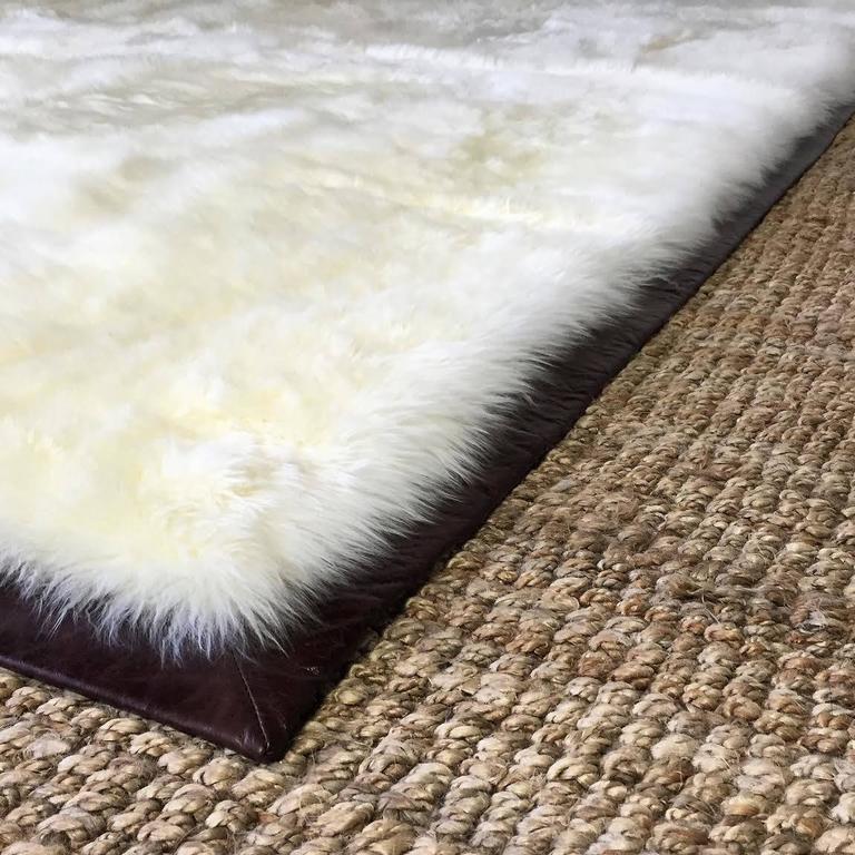 New Zealand Sheepskin Area Rug For Sale at 1stDibs