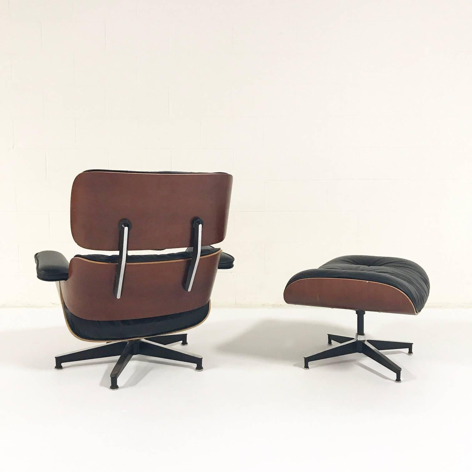 American Vintage Charles and Ray Eames for Herman Miller 670 Lounge Chair & 671 Ottoman