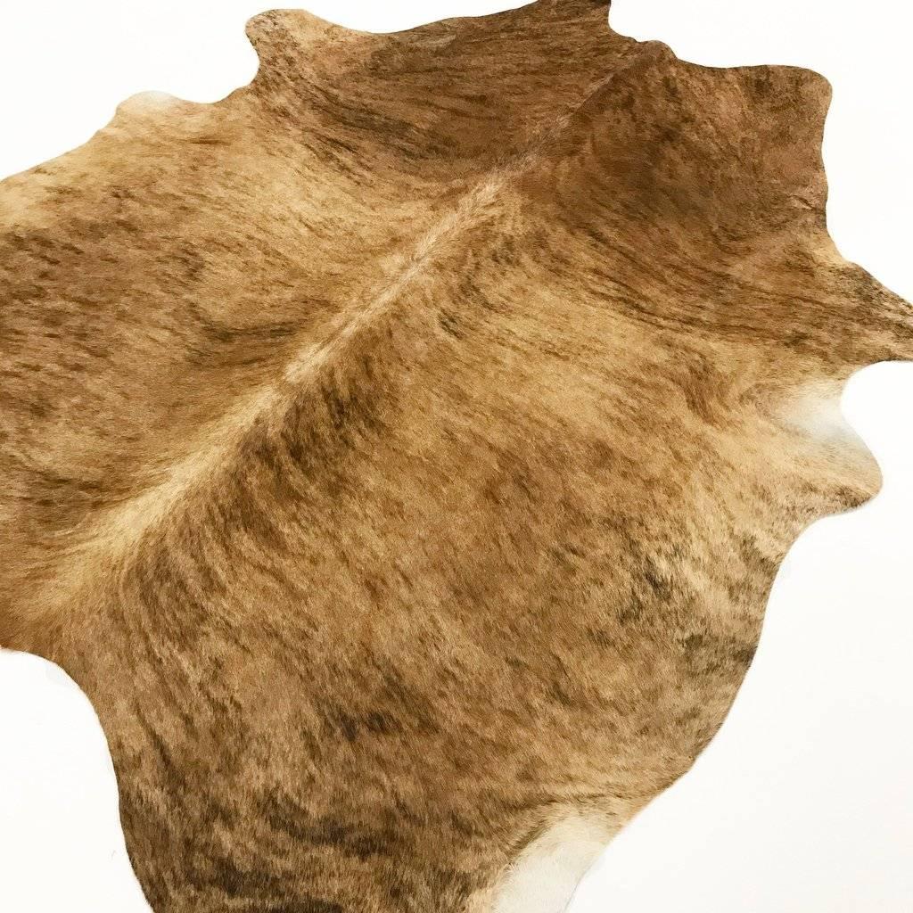 Brindle Brazilian Cowhide Rug In Excellent Condition In SAINT LOUIS, MO