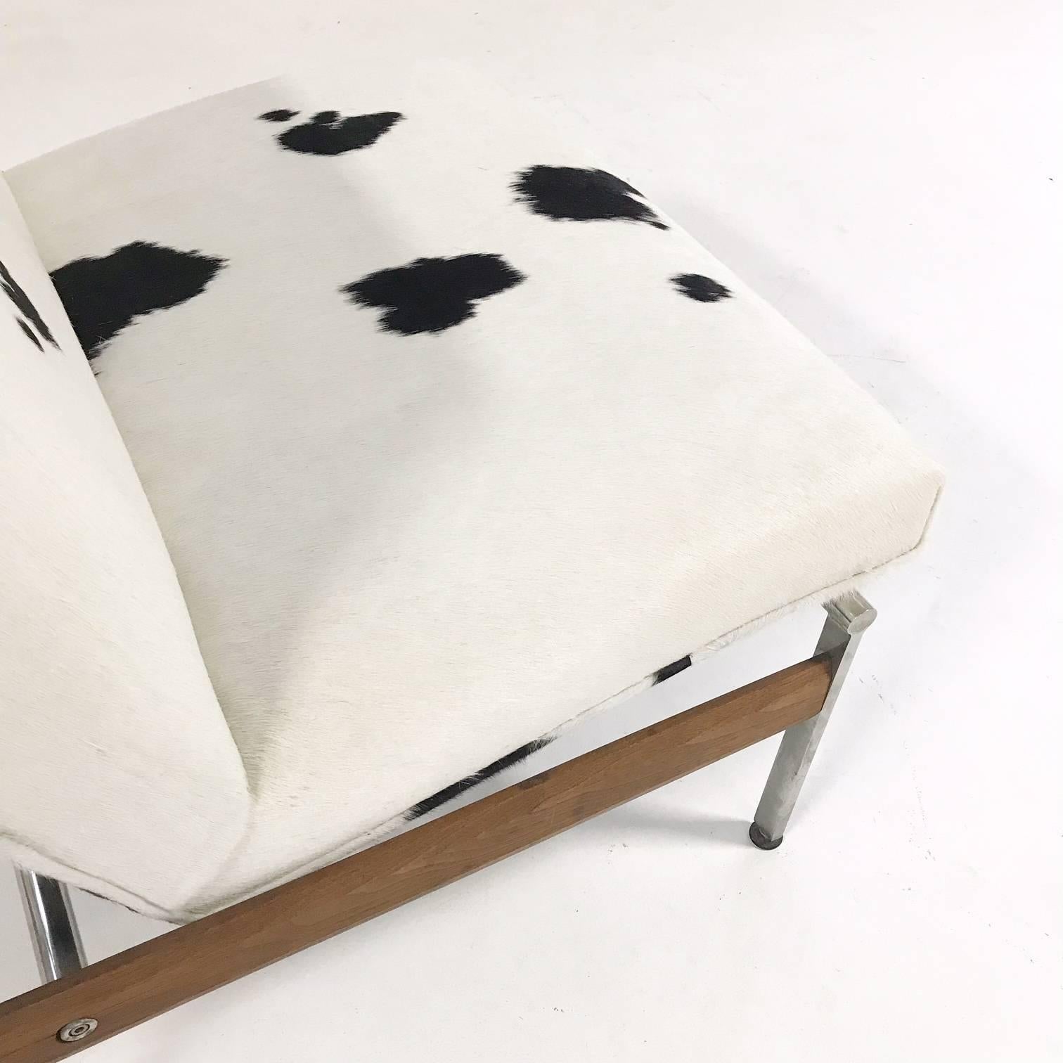 North American Forsyth One of a Kind Glenn of California Lounge Chair in Brazilian Cowhide