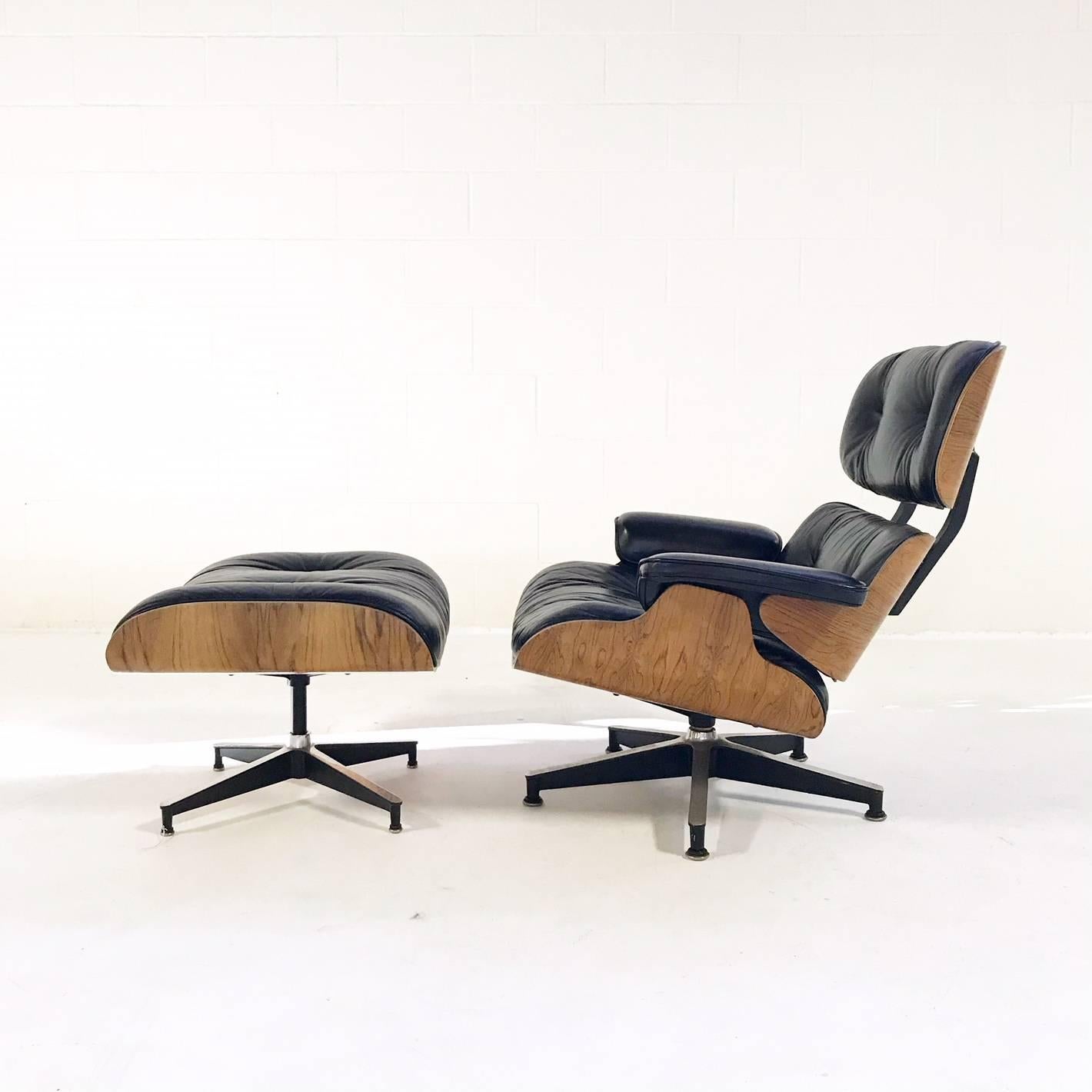 American Charles and Ray Eames for Herman Miller 670 Lounge Chair and 671 Ottoman