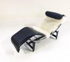Pierre Jeanneret, Charlotte Perriand, Le Corbusier for Cassina LC4 Chaise Lounge