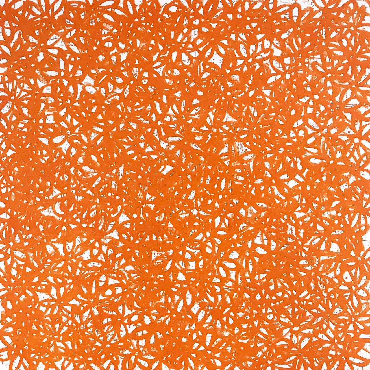Contemporary John O'Hara, Daisies, Orange