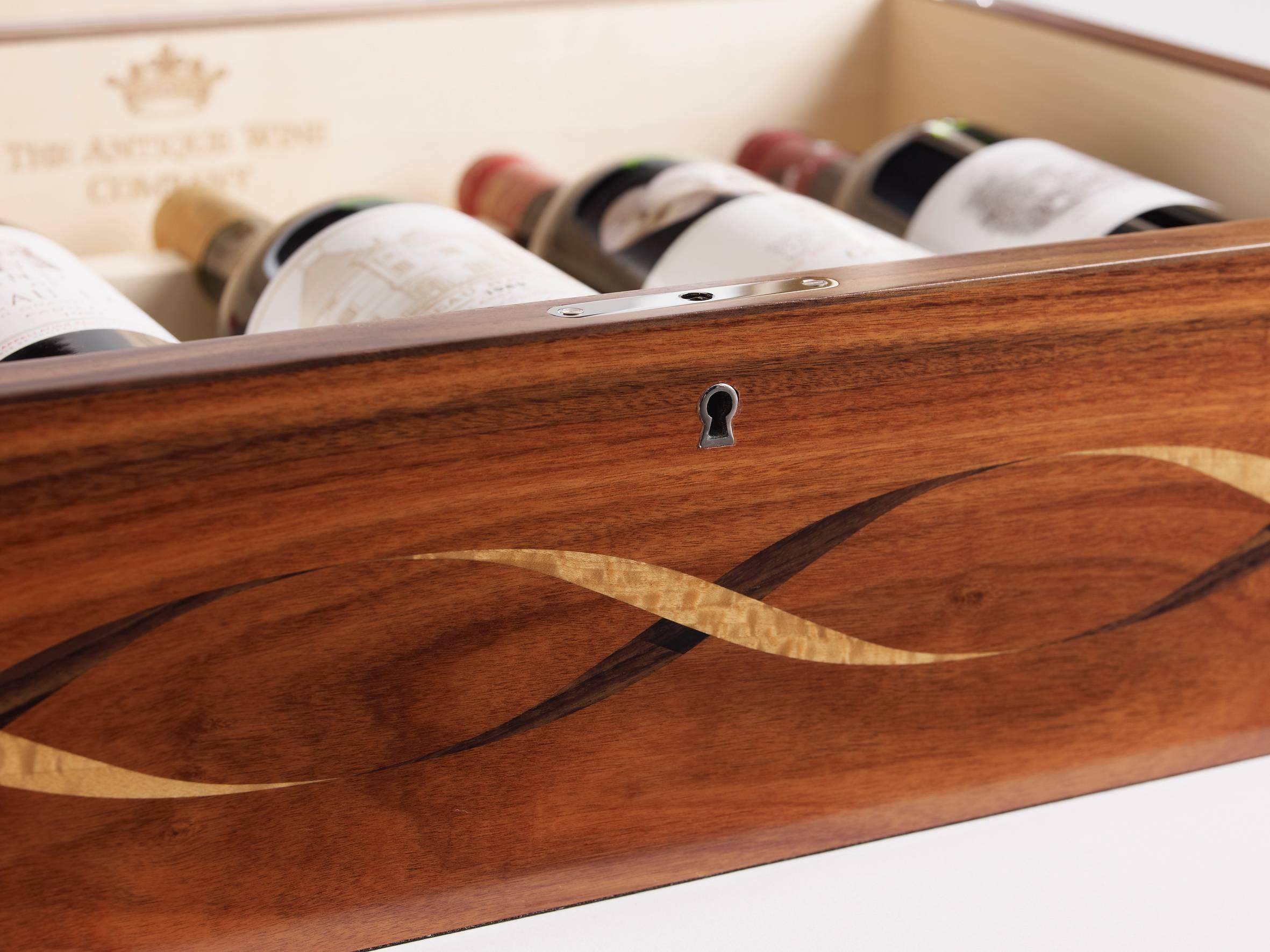 Contemporary Helix Wine Box