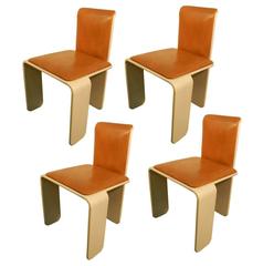 Set of Thermoformed Wood Dining Room, circa 1960