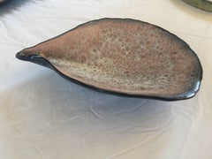 Ceramic Shell Bowl by Pol Chambost, circa 1950