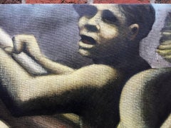 Michèle Demedts, Large Oil on Canvas Signed Demedts, circa 1990