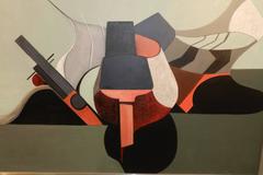 Danièle Perré "Sous l'horizon des mers" Painting