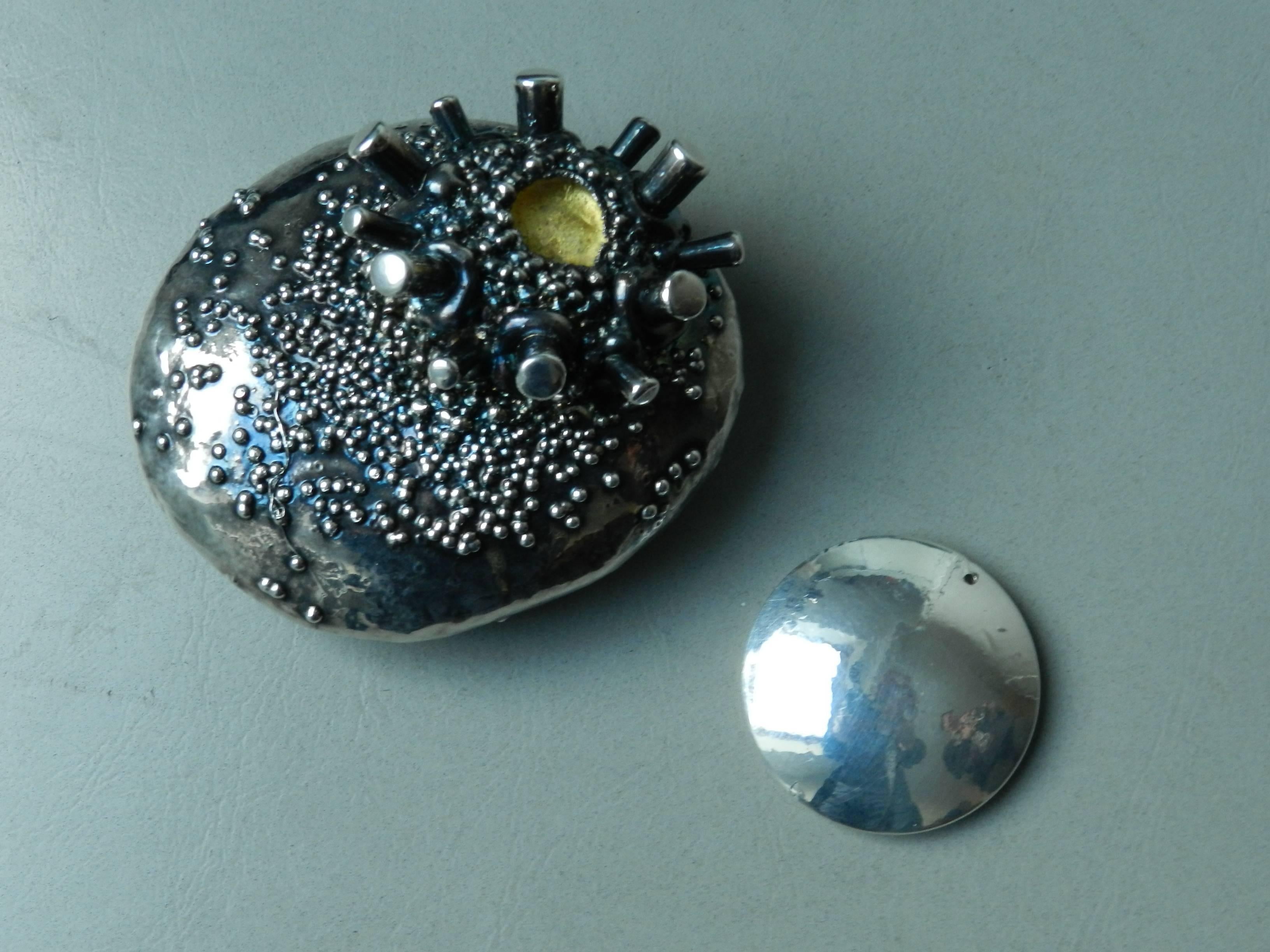 murano glass brooch