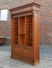 Louvered-Door Cabinet in walnut circa 1900