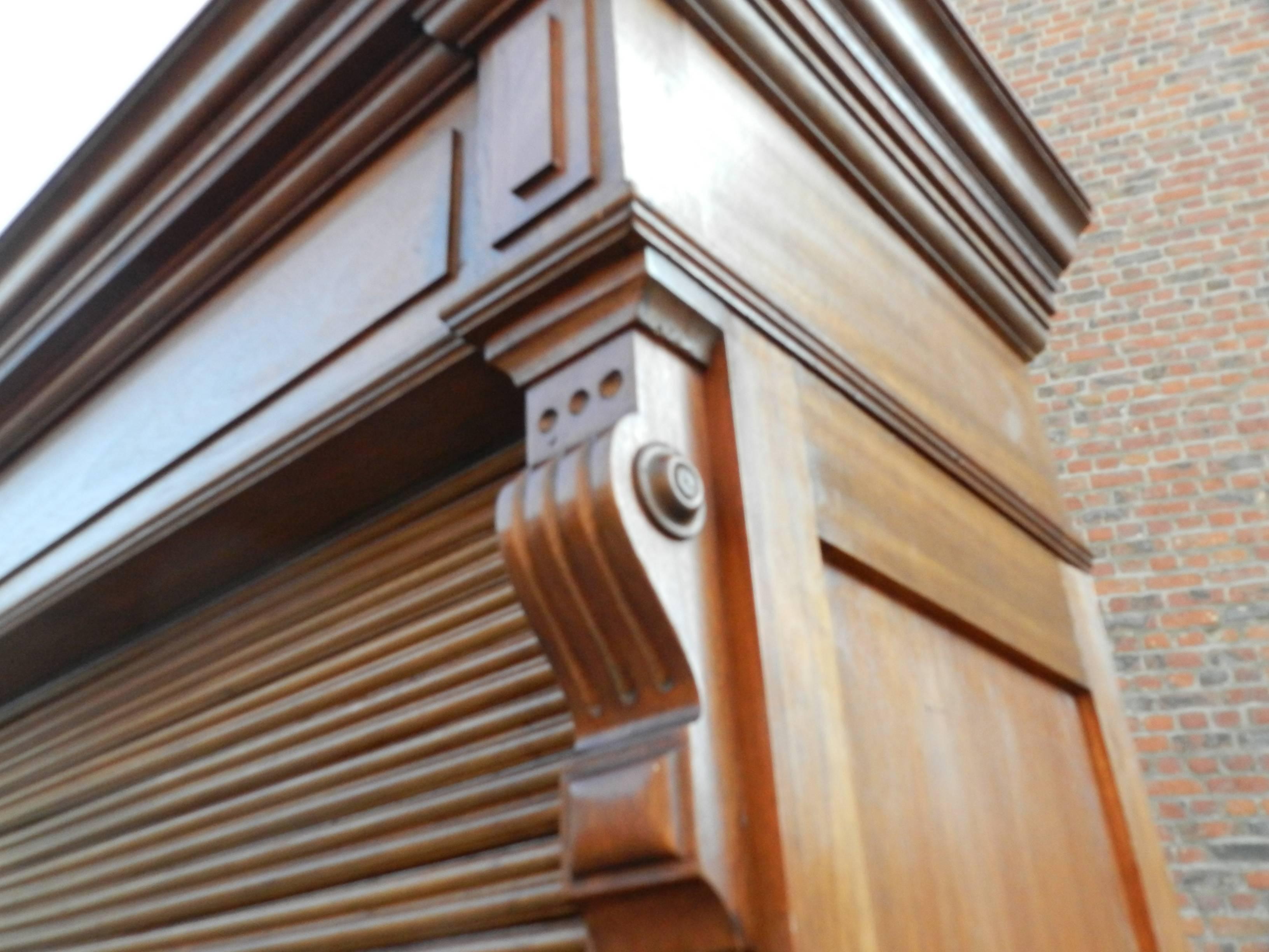 louvered cabinet doors
