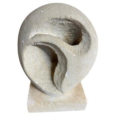A table lamp in limestone circa 1970