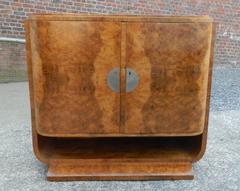 Art Deco Burled Elm Buffet