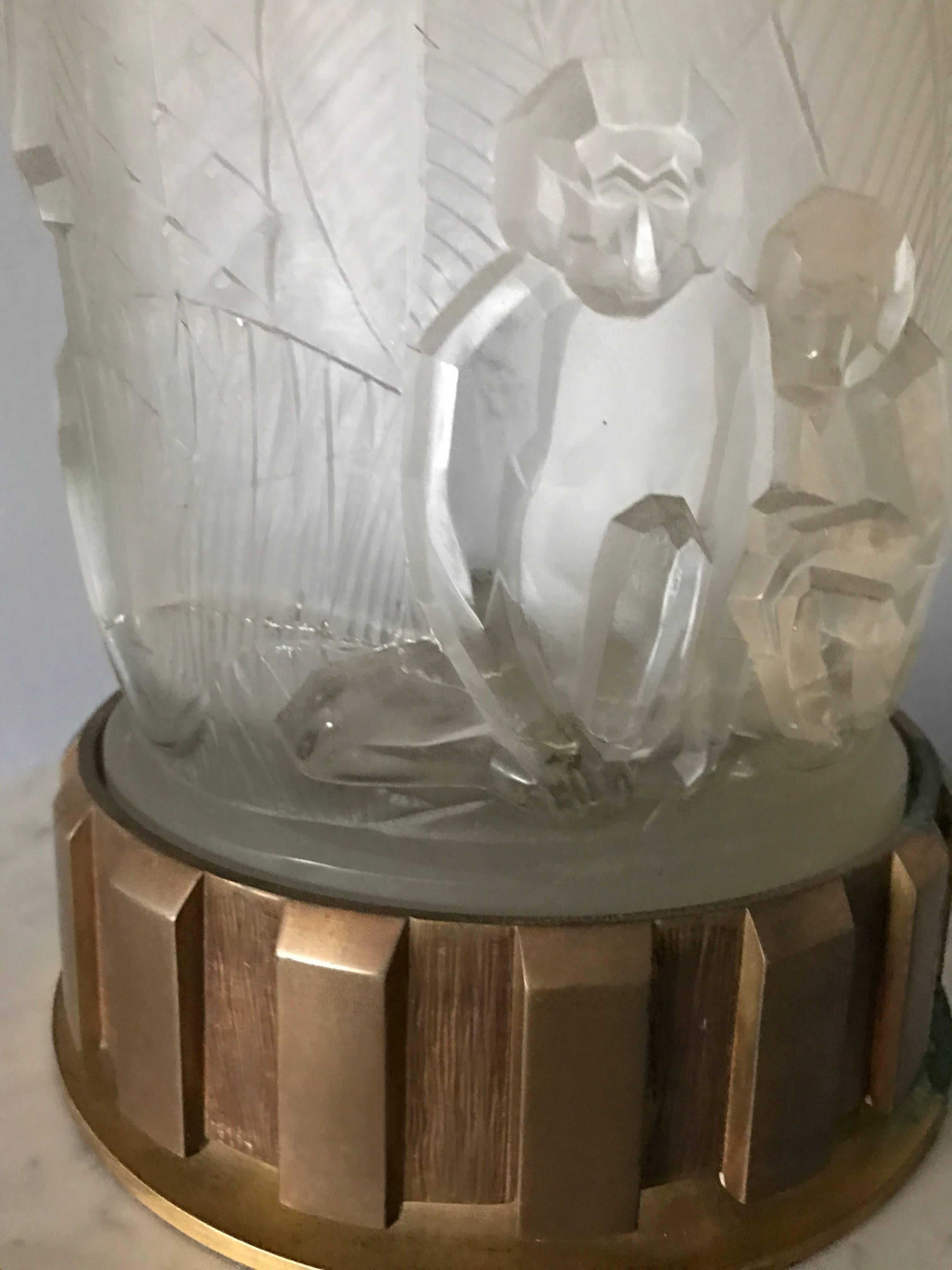 French Art Deco Table Lamp For Sale