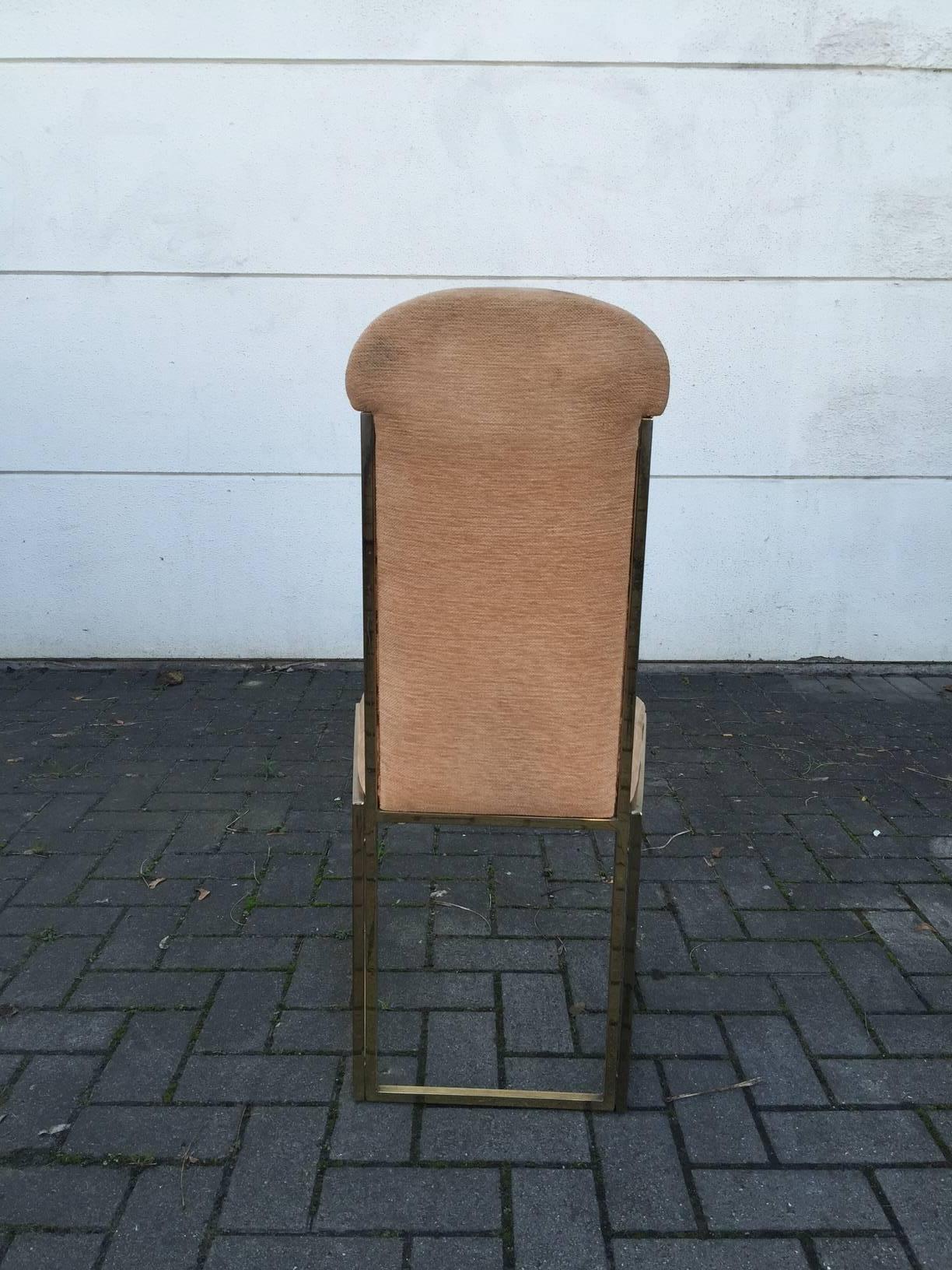 gold chrome chairs