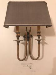 Pair of Silver Plate Sconces