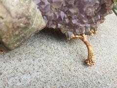 Jacques Duval Brasseur, Table Clock in Bronze, Agate and Gemstone