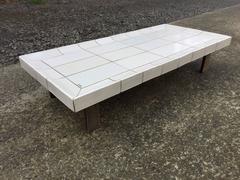 Roger Capron, Table en céramique Modèle « Cuvette », Vallauris, 1970