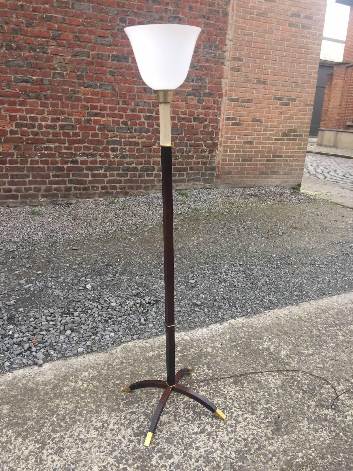 Dominique, Art Deco floor lamp, circa 1940s.