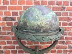 Garten-Stehlampe aus Bronze und Zink im Art-déco-Stil, um 1930