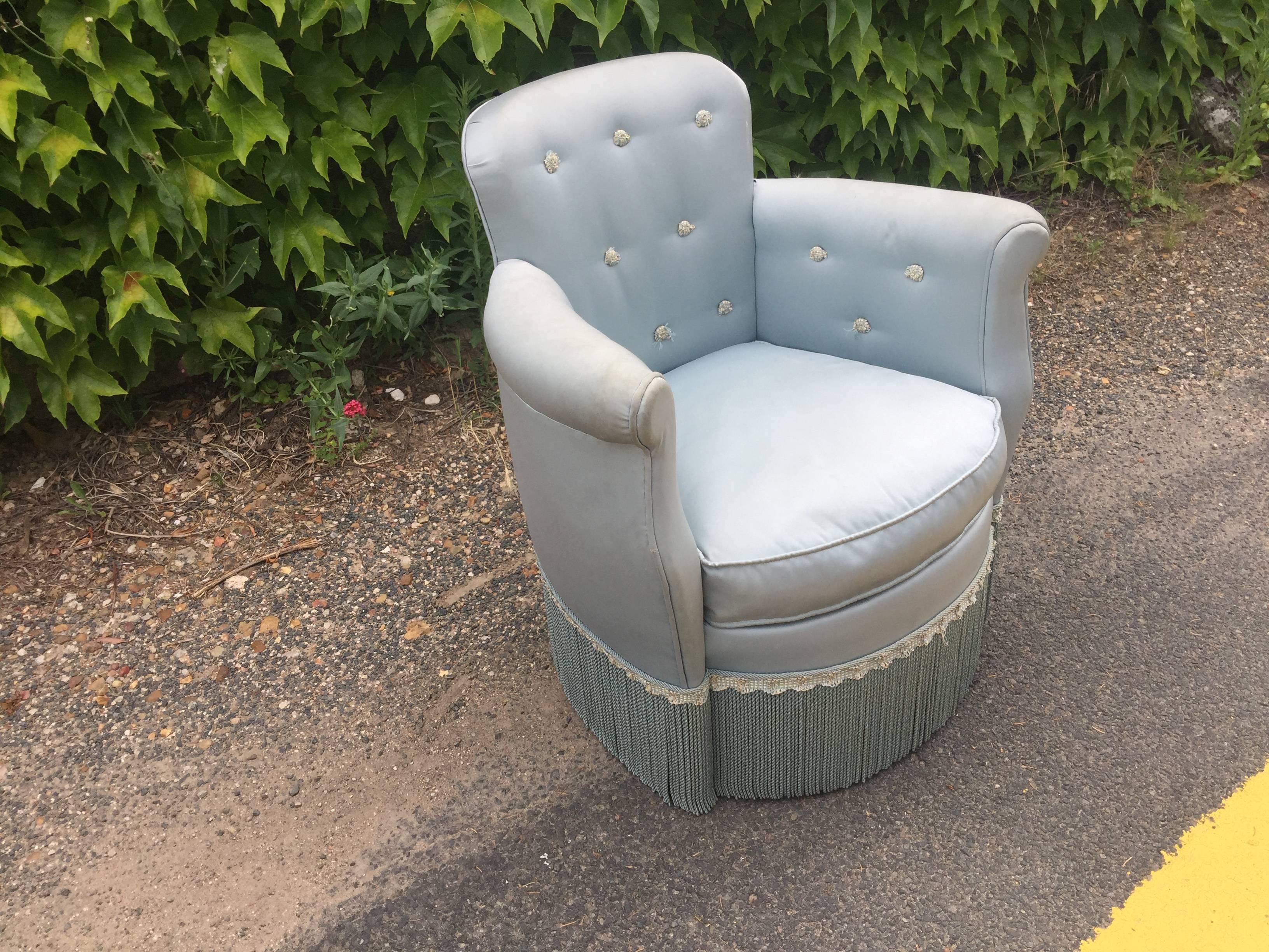 Pair of Art Deco Armchairs in the Style of André Arbus For Sale 4