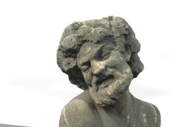 Bacchus limestone sculpture circa 1930