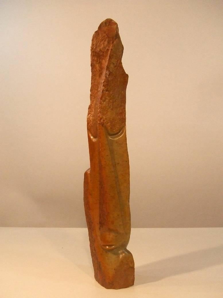 Unknown M. Kennedy, Marble Sculpture, circa 1970 Signed For Sale