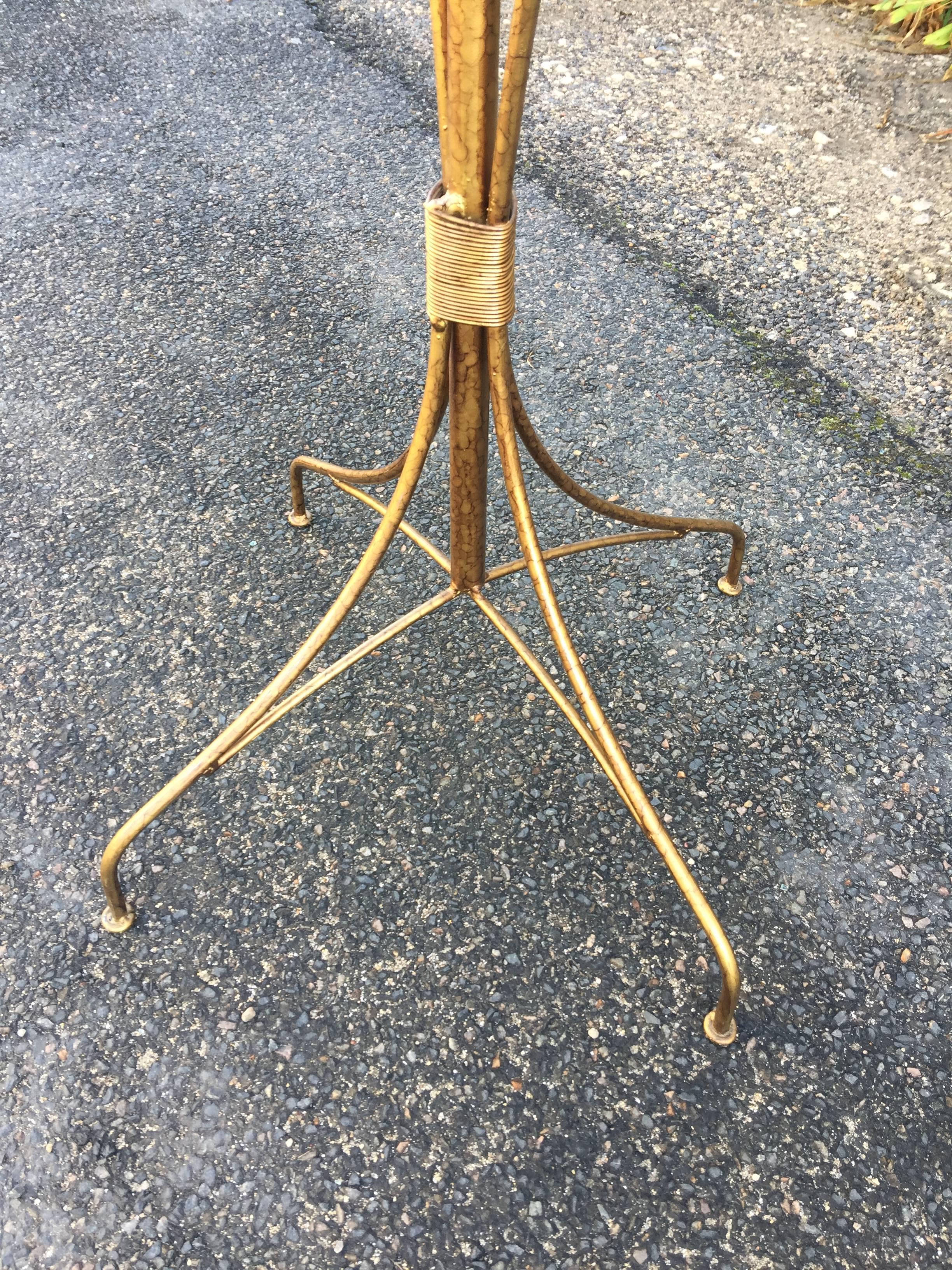 Gilt Metal Coat Rack, circa 1970-1980 For Sale 2