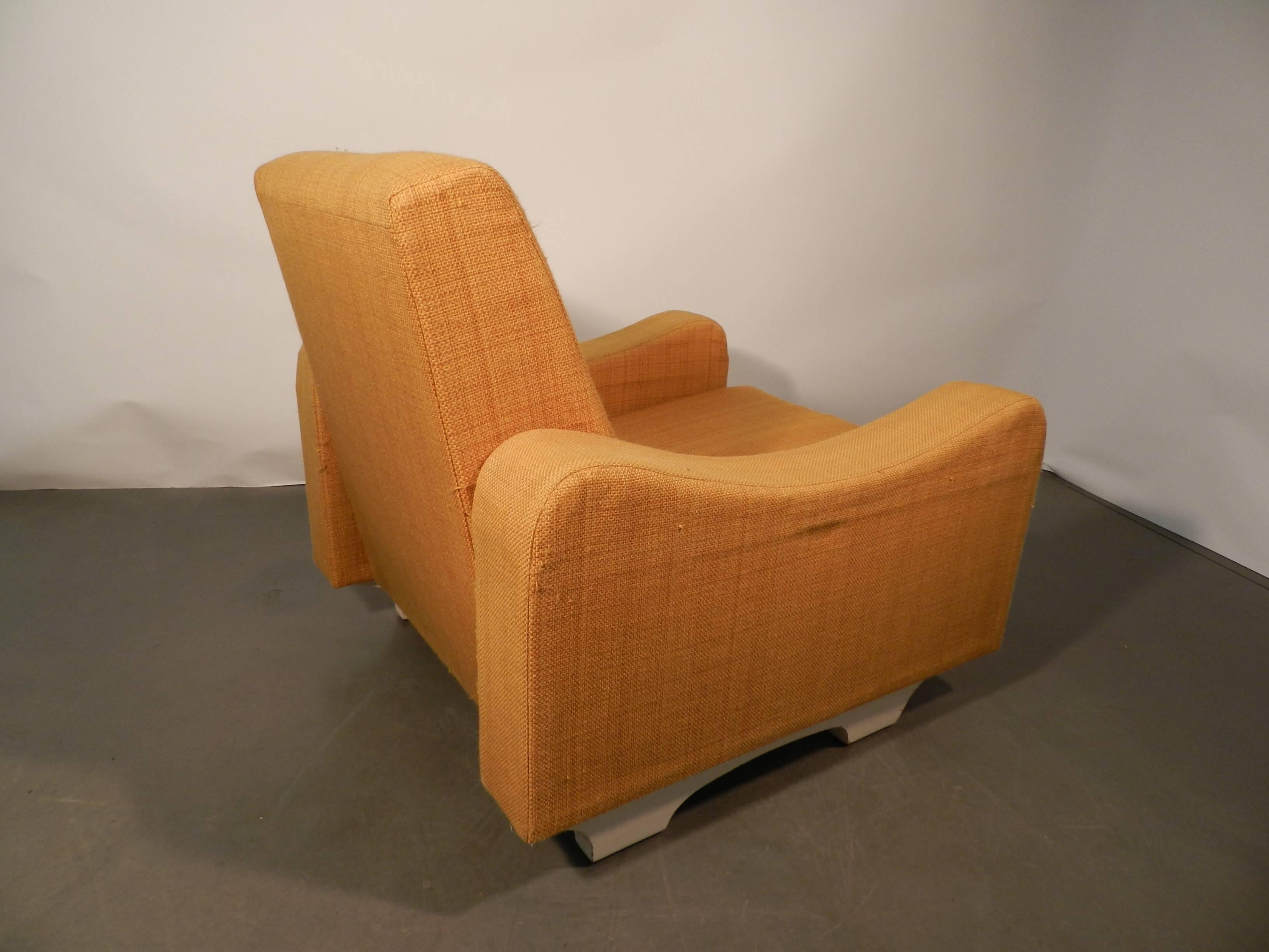 Mid-Century Modern Pair of 1960s Armchairs, in the Style of ARP ‘Atelier De Recherche Plastique’