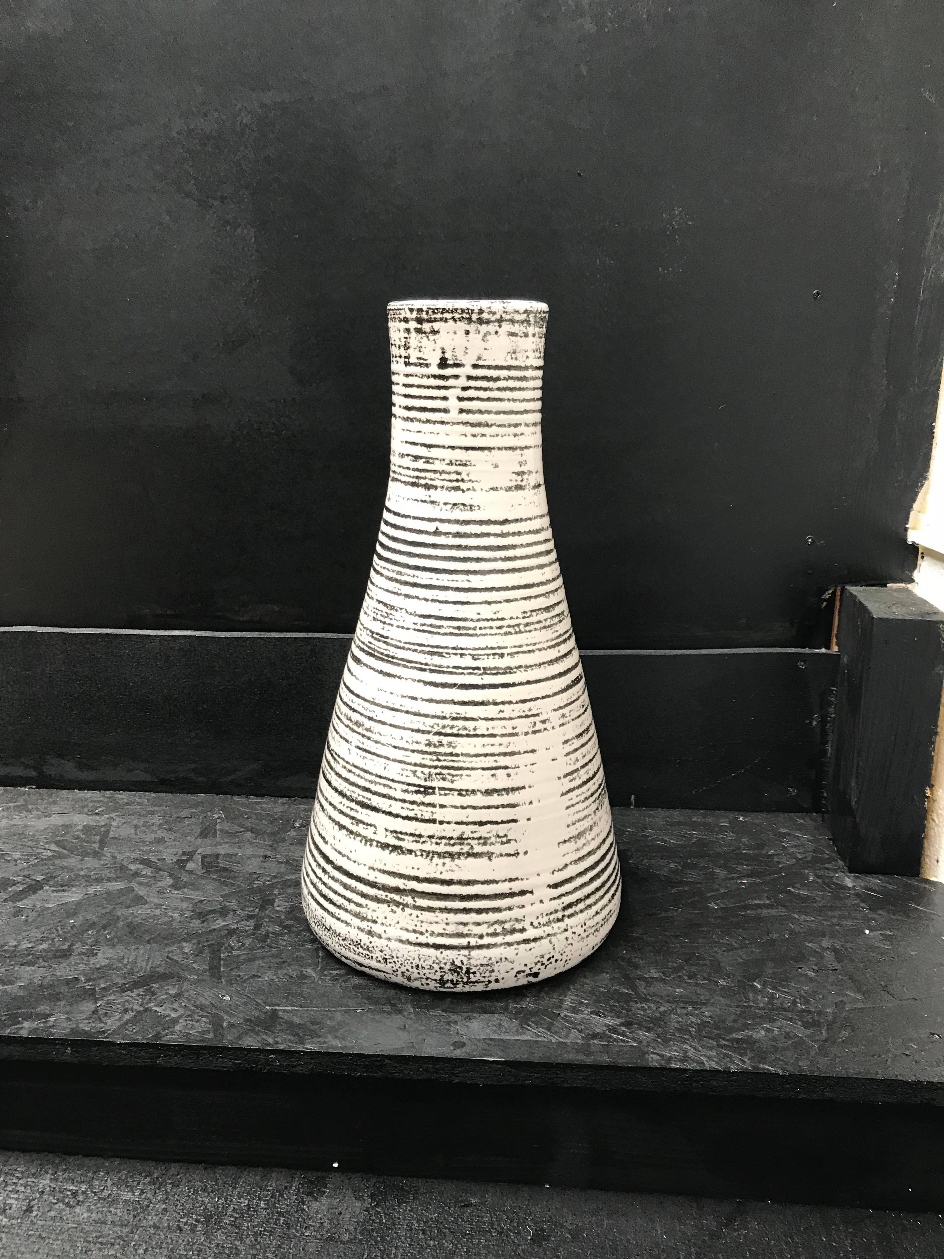 Mid-Century Modern Ceramic Vase by Accolay, circa 1960-1970