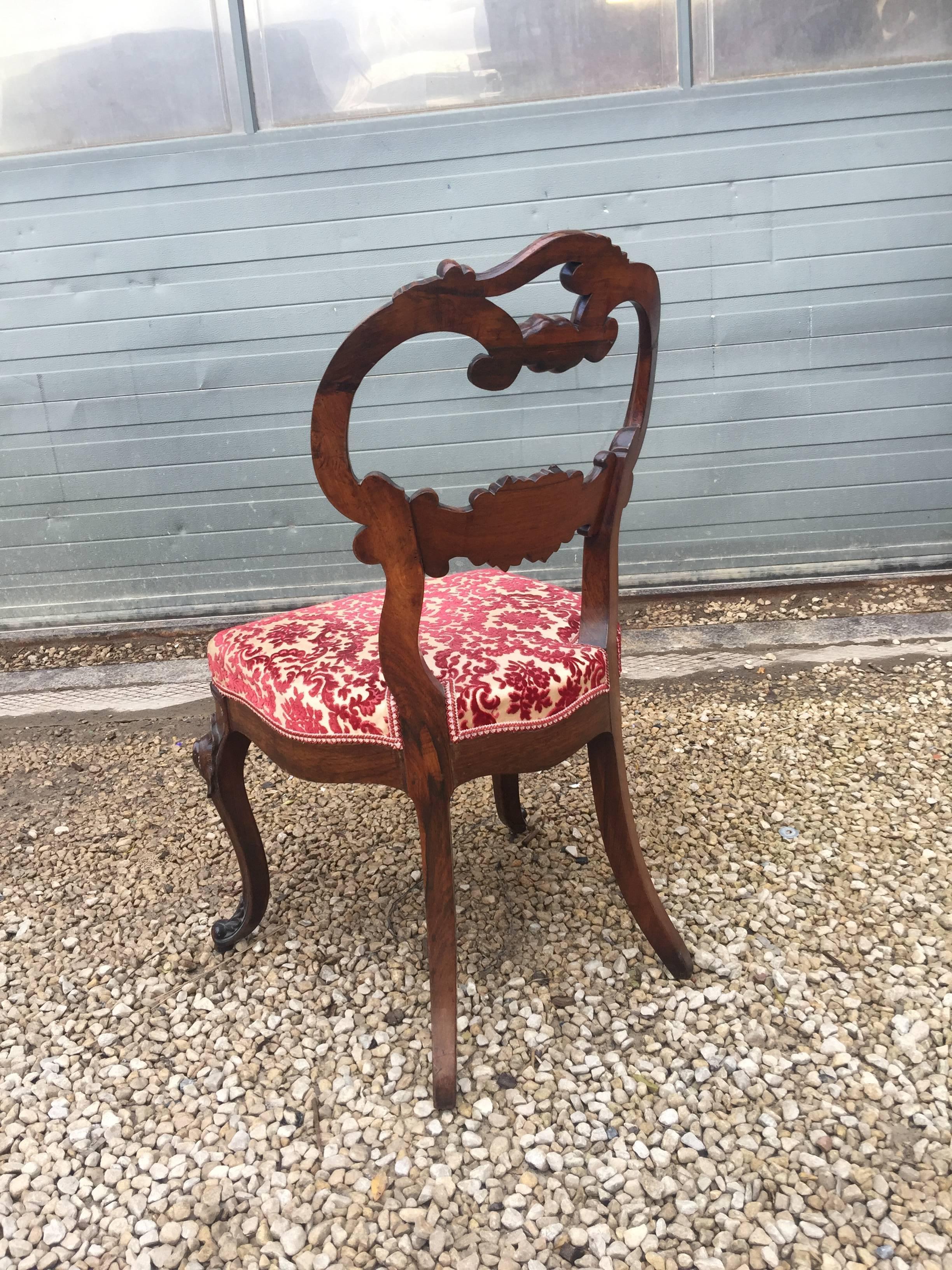 Gabriel Viardot (attributed to), solid palisander chair with bronzes design, 19th century
Ancient restorations.