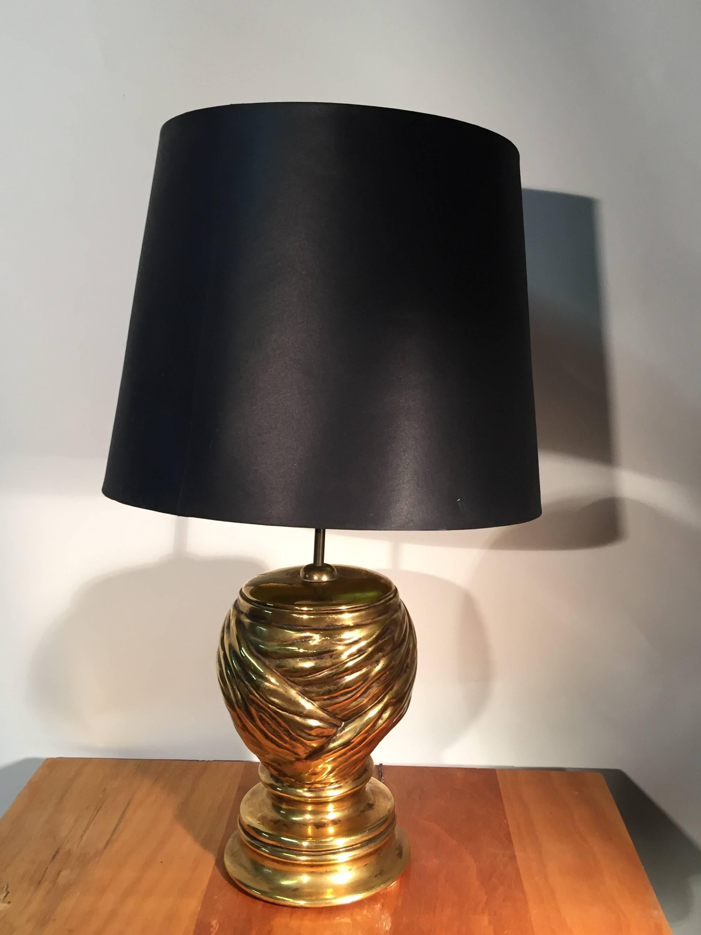 Mid-20th Century Piero Fornasetti, Pair of Table Lamp in Céramic For Sale