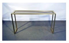 J.F. Sergent, grande console in alluminio del 1970.