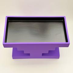 Fruit Tray Black and Lilac by Ettore Sottsass