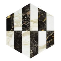 Ted Schwarz-Weißer Couchtisch