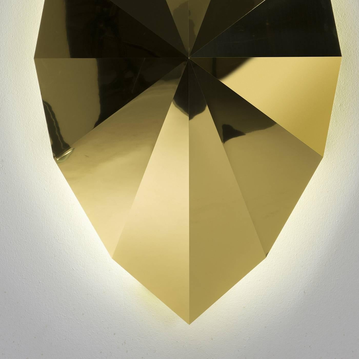 Geometry Shield Wall Lamp In New Condition In Milan, IT