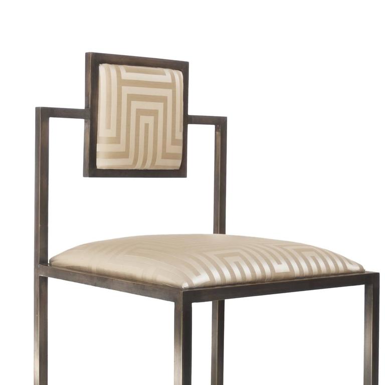Elegant Champagne Square Chair With A Sophisticated Shape For Elegant Champagne Square Chair With A Sophisticated Shape 2