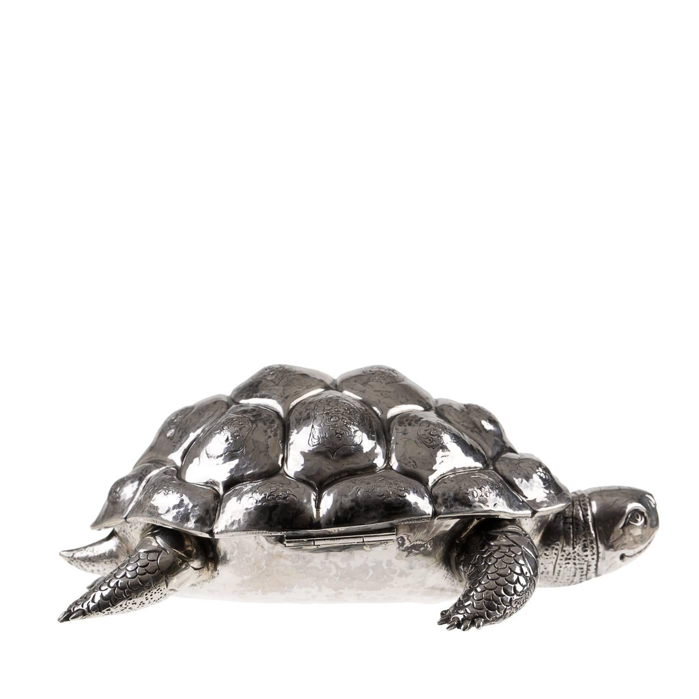 Other Turtle Sterling Silver Box For Sale