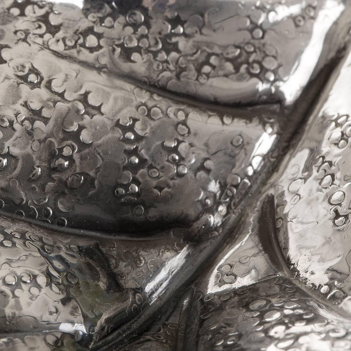 'Holly' Silver Leaf with a Sinuous Design In New Condition For Sale In Milan, IT