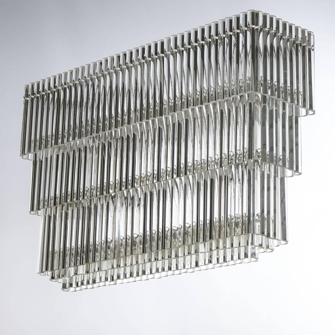 Murano Glass Rectangular Chandelier