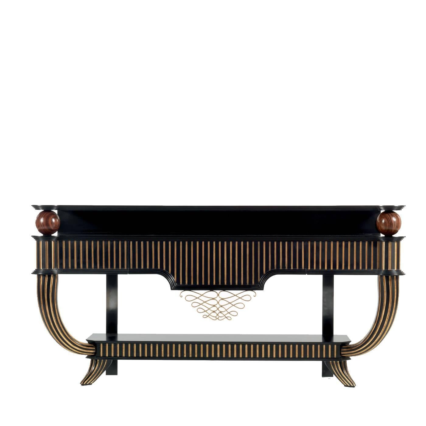 Black and Gold Console