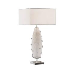 Elegant Crystal and Brass Table Lamp 10