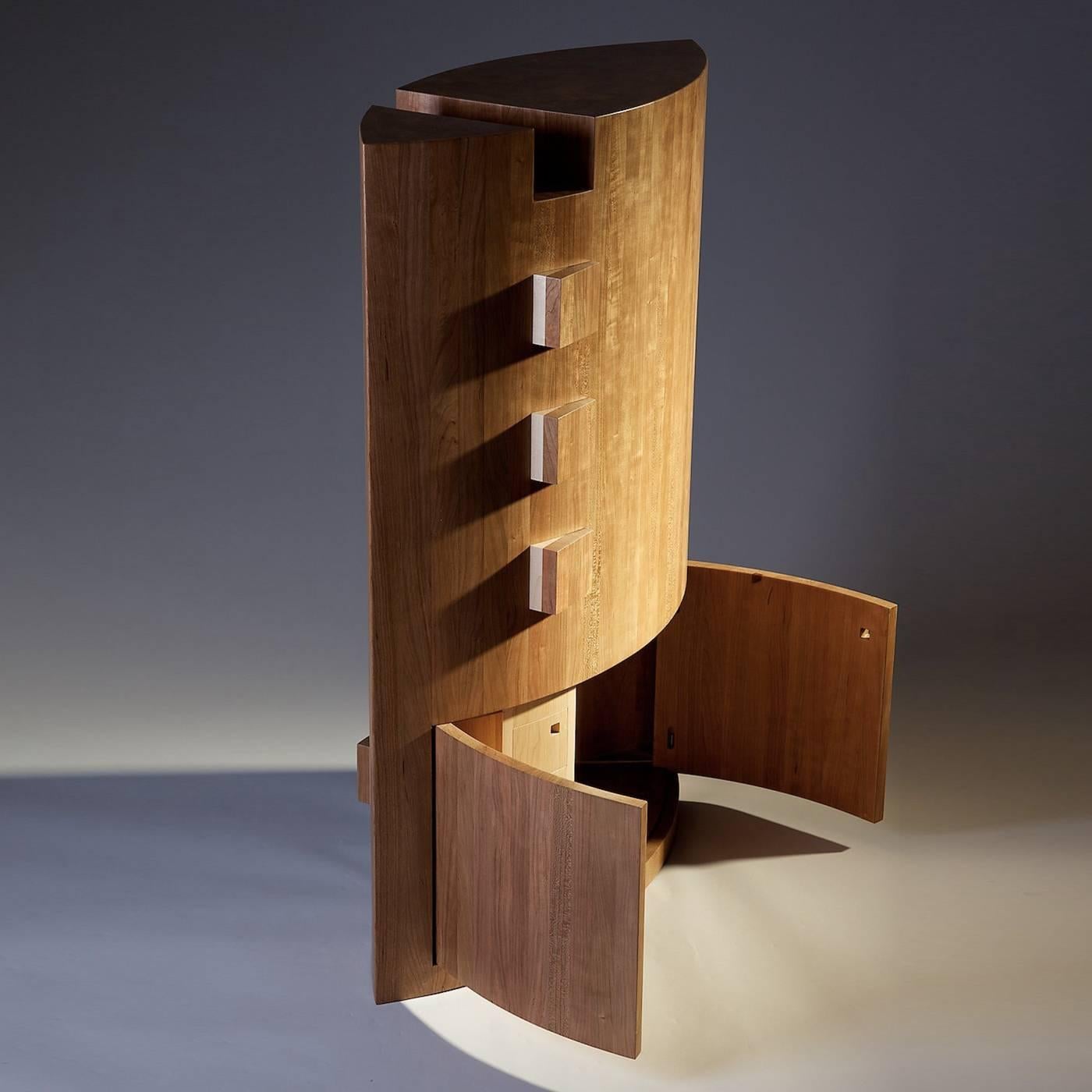 Wood Attorno Cabinet by Mauro Dell'Orco