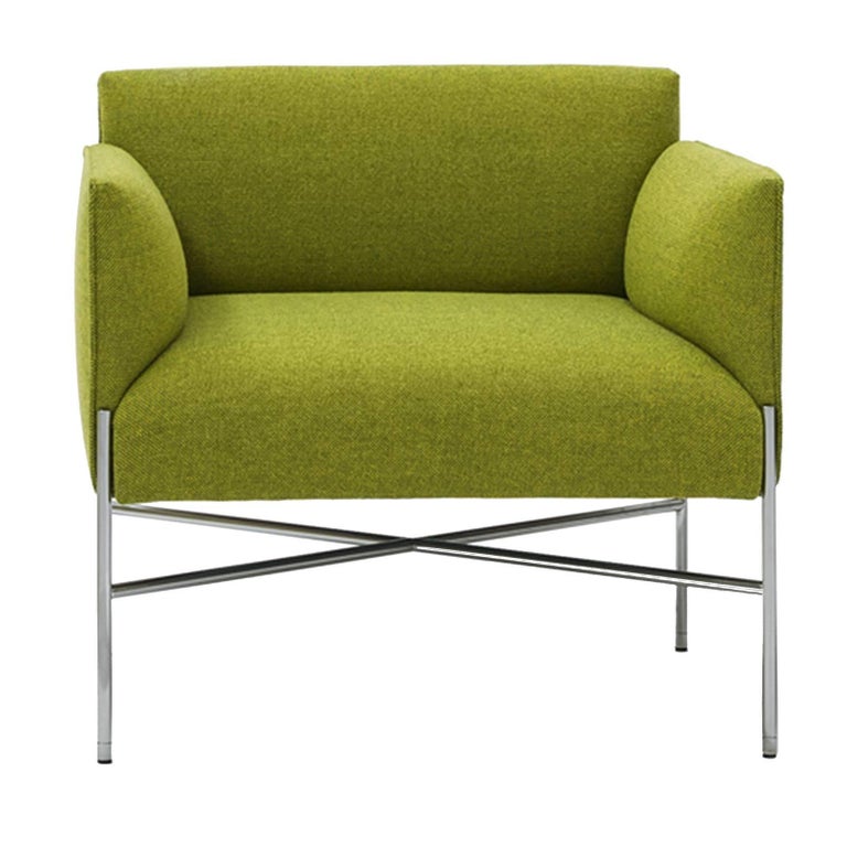 Tacchini Chill Out Armchair In Black Leather By Gordon Guillaumier Chill Out Light Green Armchair By Gordon Guillaumier