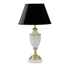 White Marble Table Lamp