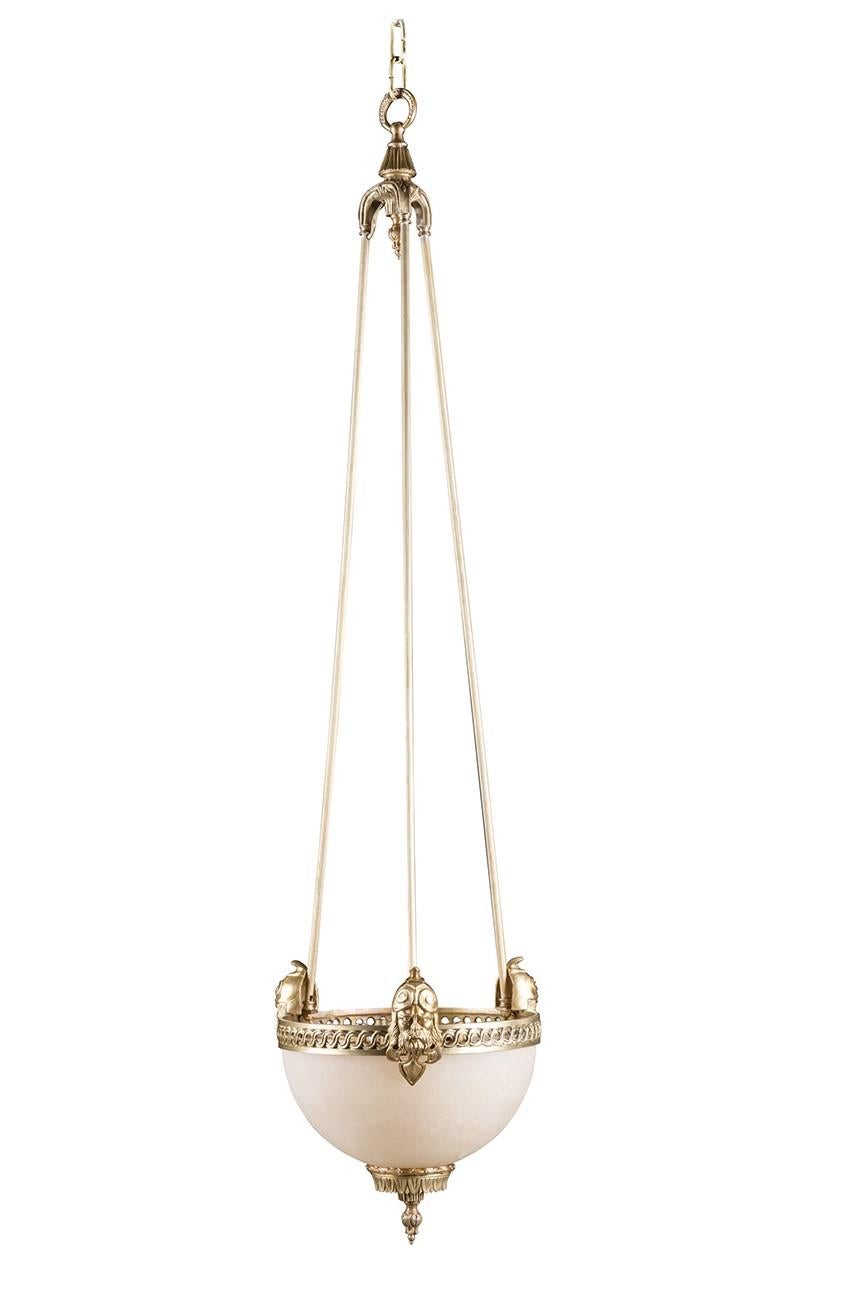 Italian Classique Chandelier Three Lights by Badari For Sale